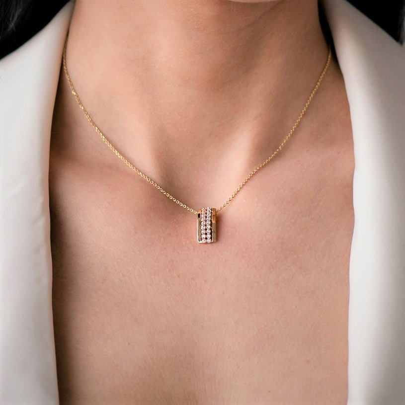 pandantiv din aur galben de 14K  2