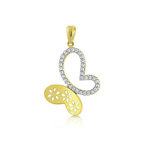 pandantiv din aur galben de 14K  