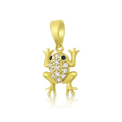 pandantiv din aur galben de 14K  