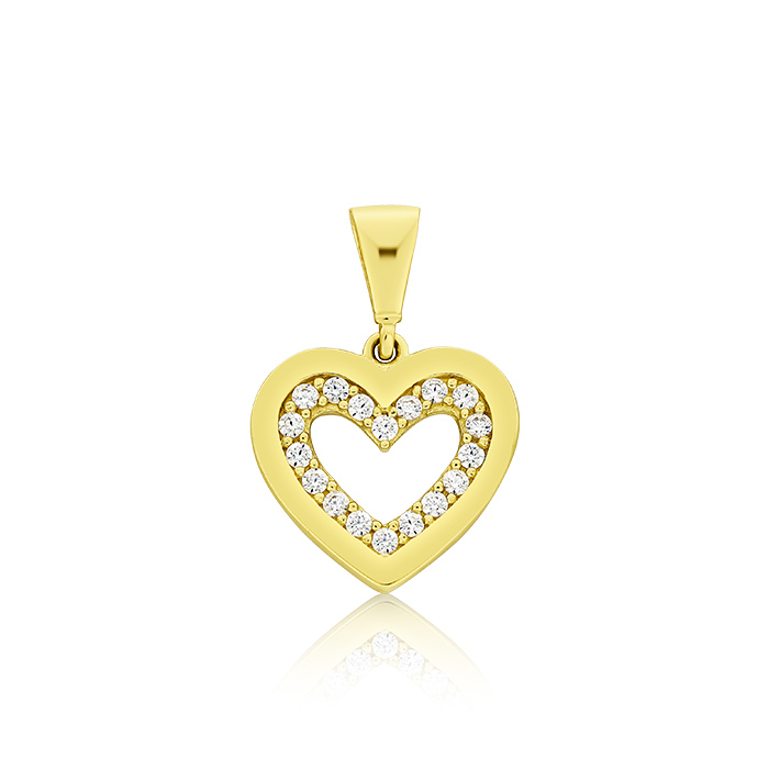 pandantiv din aur galben de 14K  