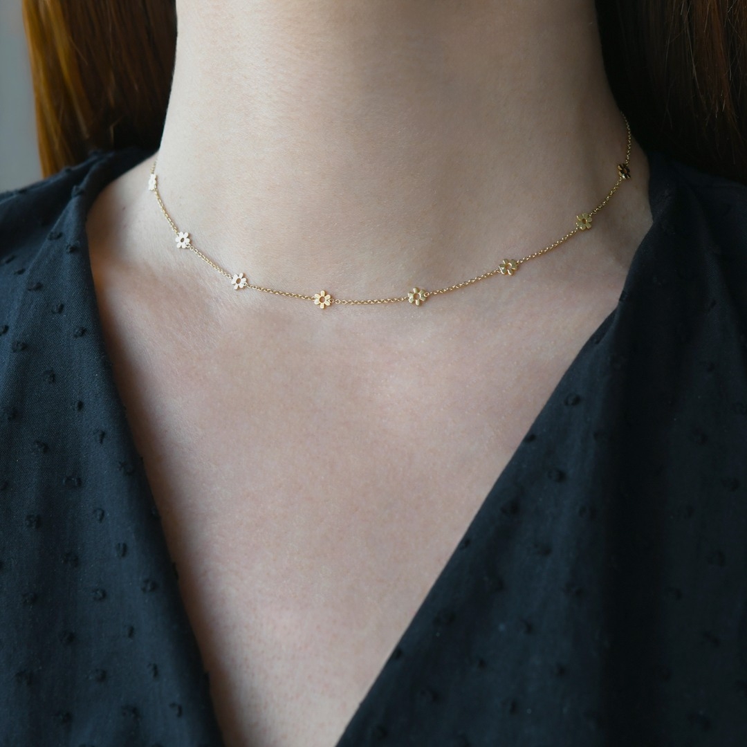 colier din aur galben de 14K  2