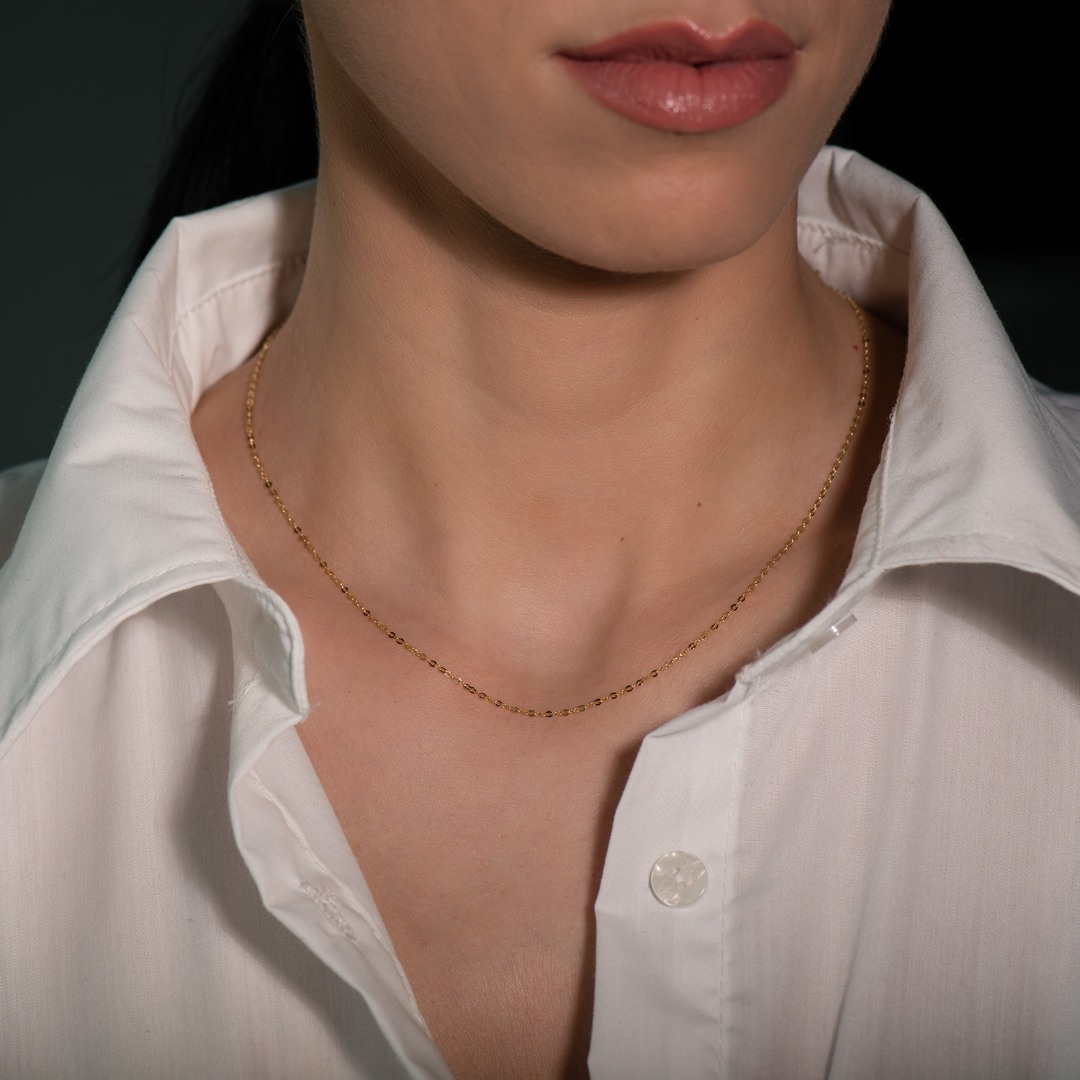 lanț din aur galben de 14K  2