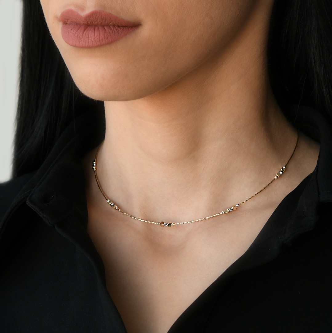 colier din aur galben de 14K  2