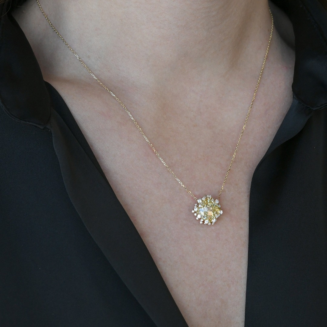 colier din aur roz de 14K cu piatră Carneol  2