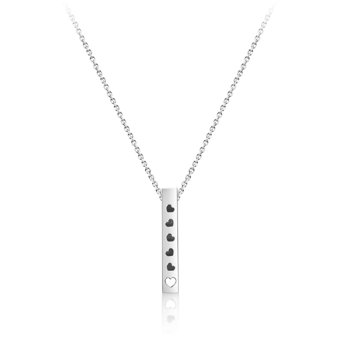 lanț din aur alb de 14K cu pandantiv  1