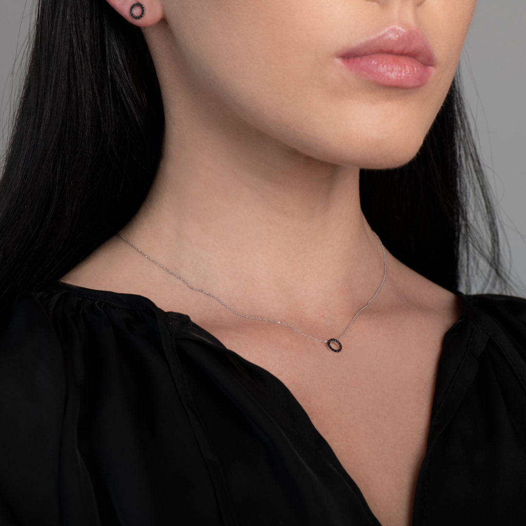 lanț din aur galben de 14K cu pandantiv  2