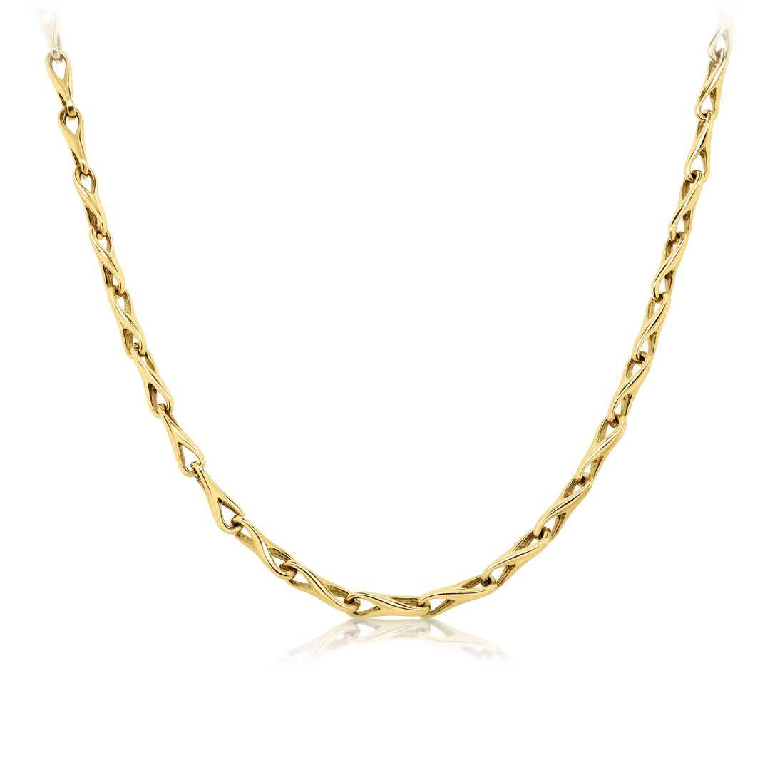 lanț din aur galben de 14K  