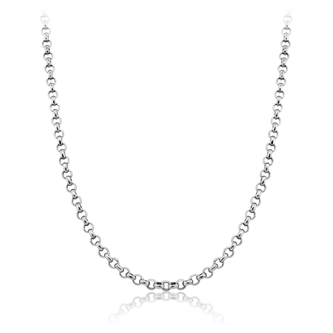 lanț din aur alb de 14K  