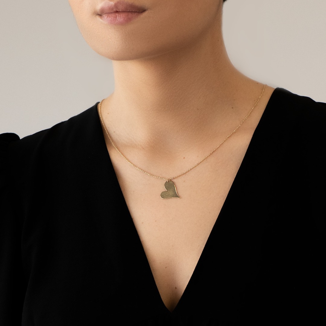 lanț din aur galben de 14K cu pandantiv  2