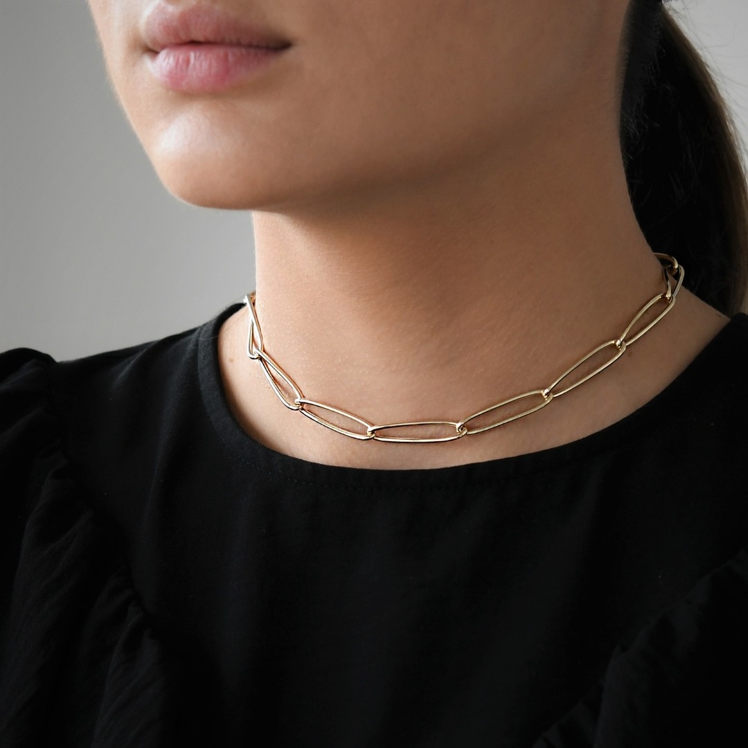 lanț din aur galben de 14K  2