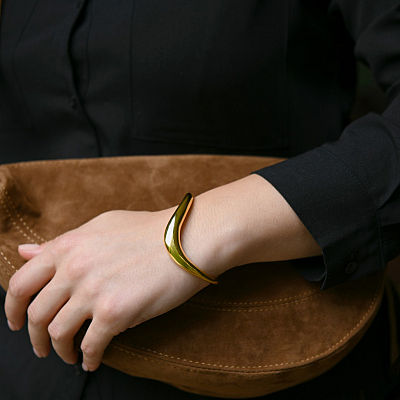 Brățară fixă din aur galben de 14K