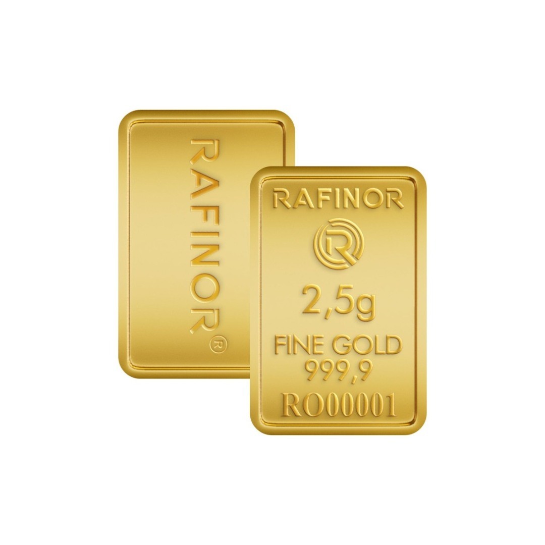lingou de aur 2.5g - Fine Gold 999.9%  1