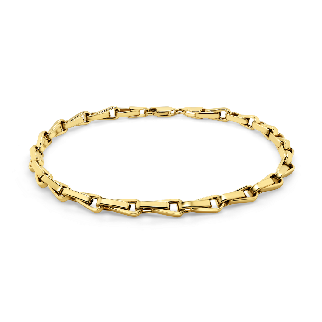 brățară din aur galben de 14K  