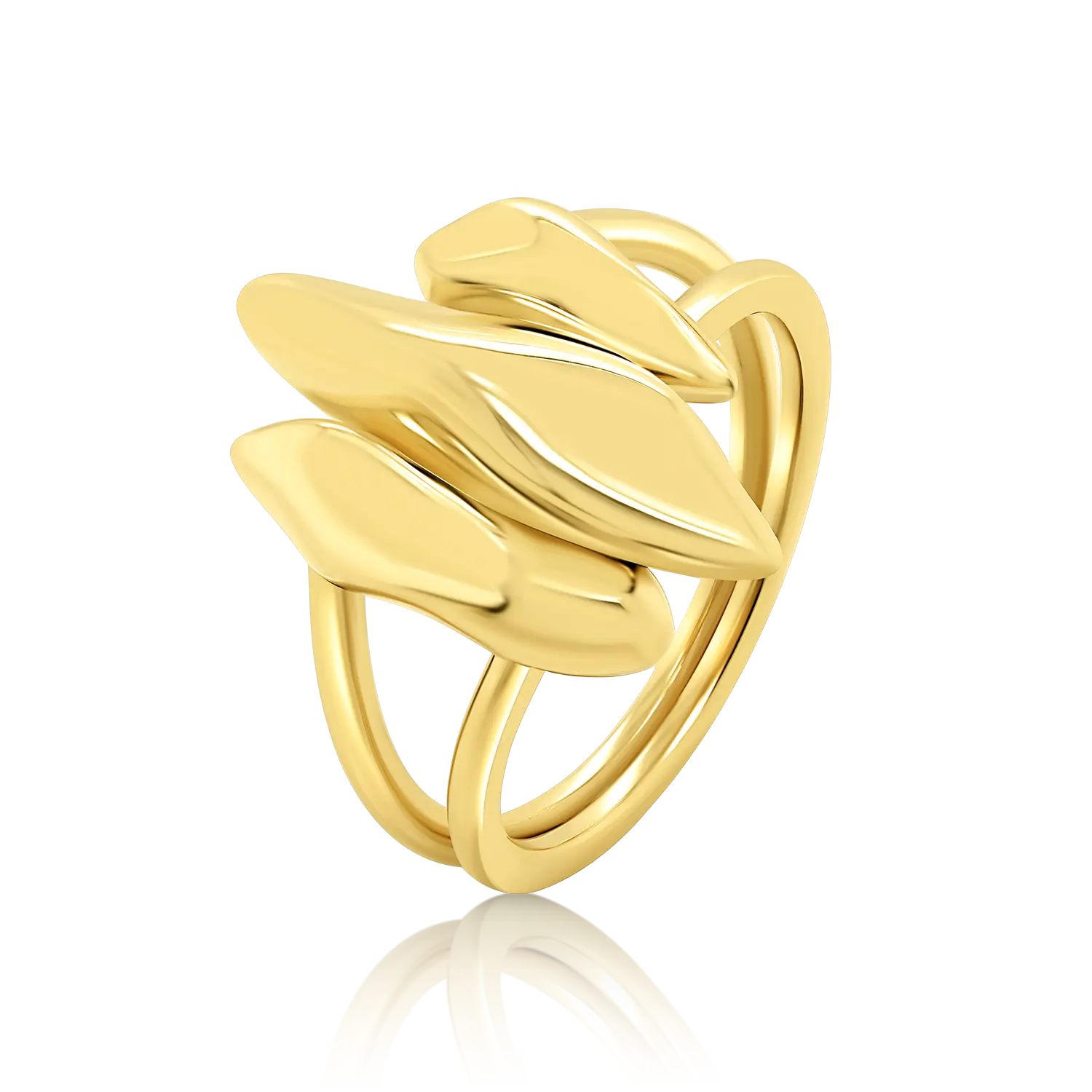 inel din aur galben de 14K  1