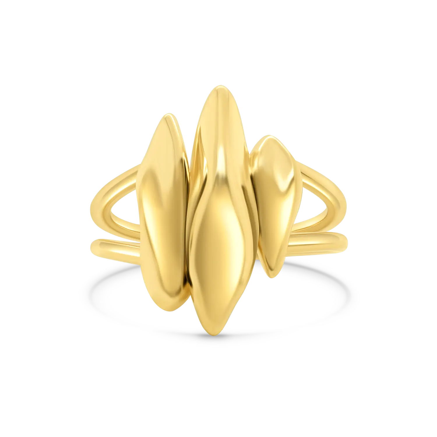 inel din aur galben de 14K  2