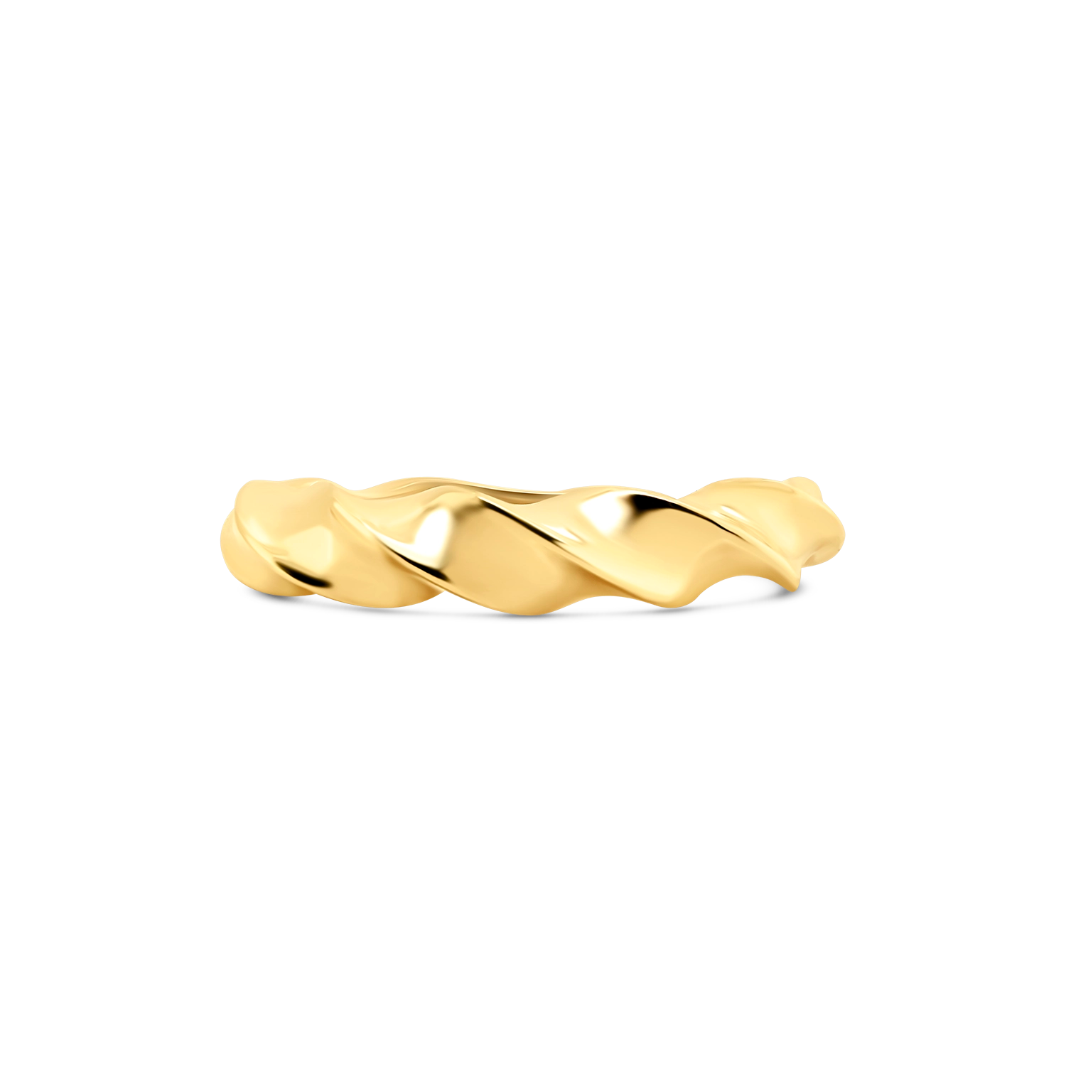 inel din aur galben de 14K  3