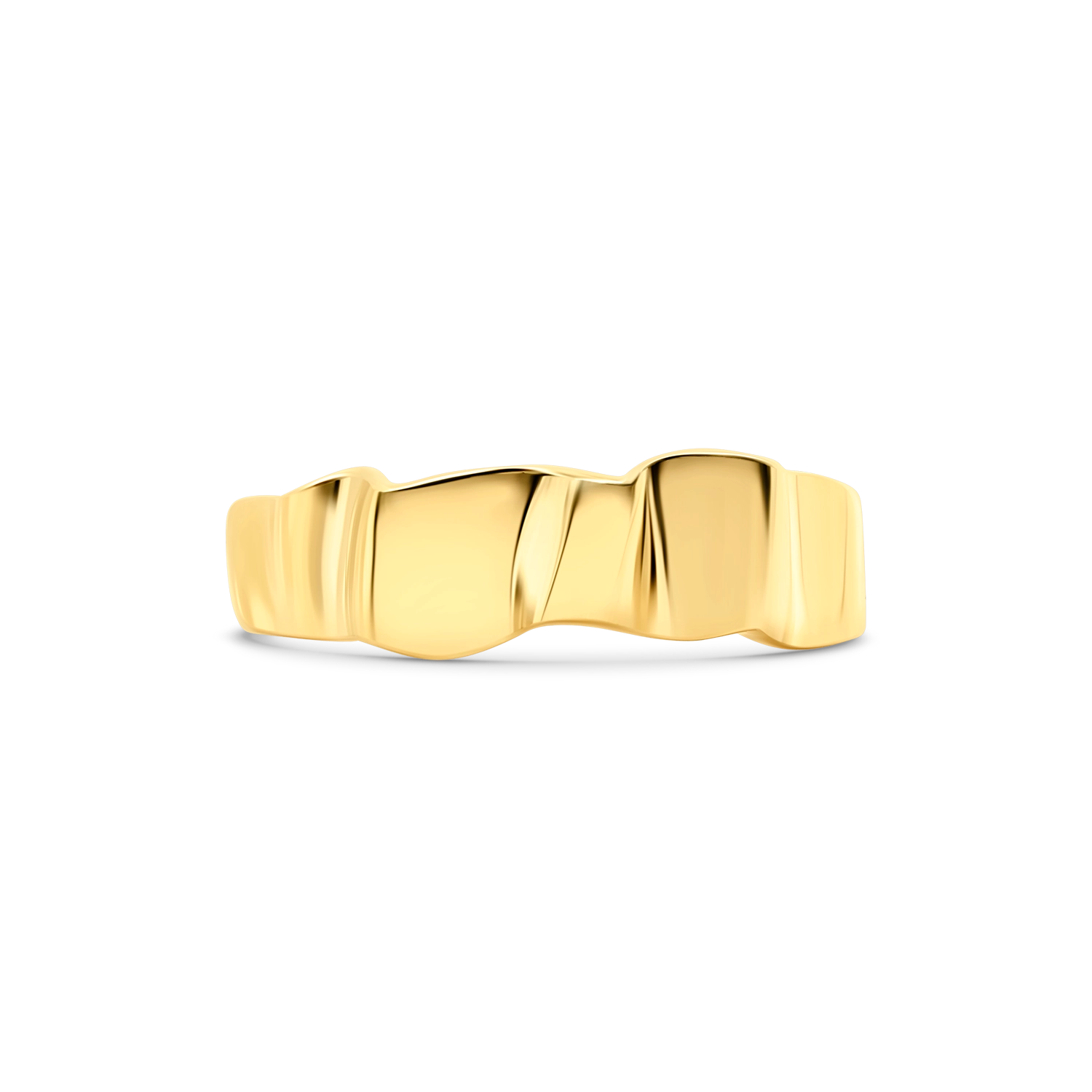 inel din aur galben de 14K  3