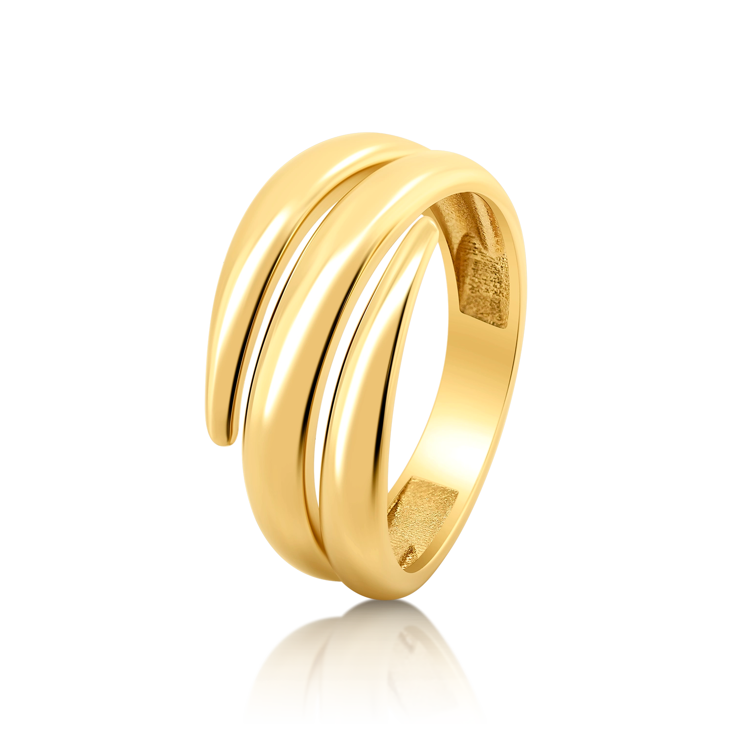 inel din aur galben de 14K  1