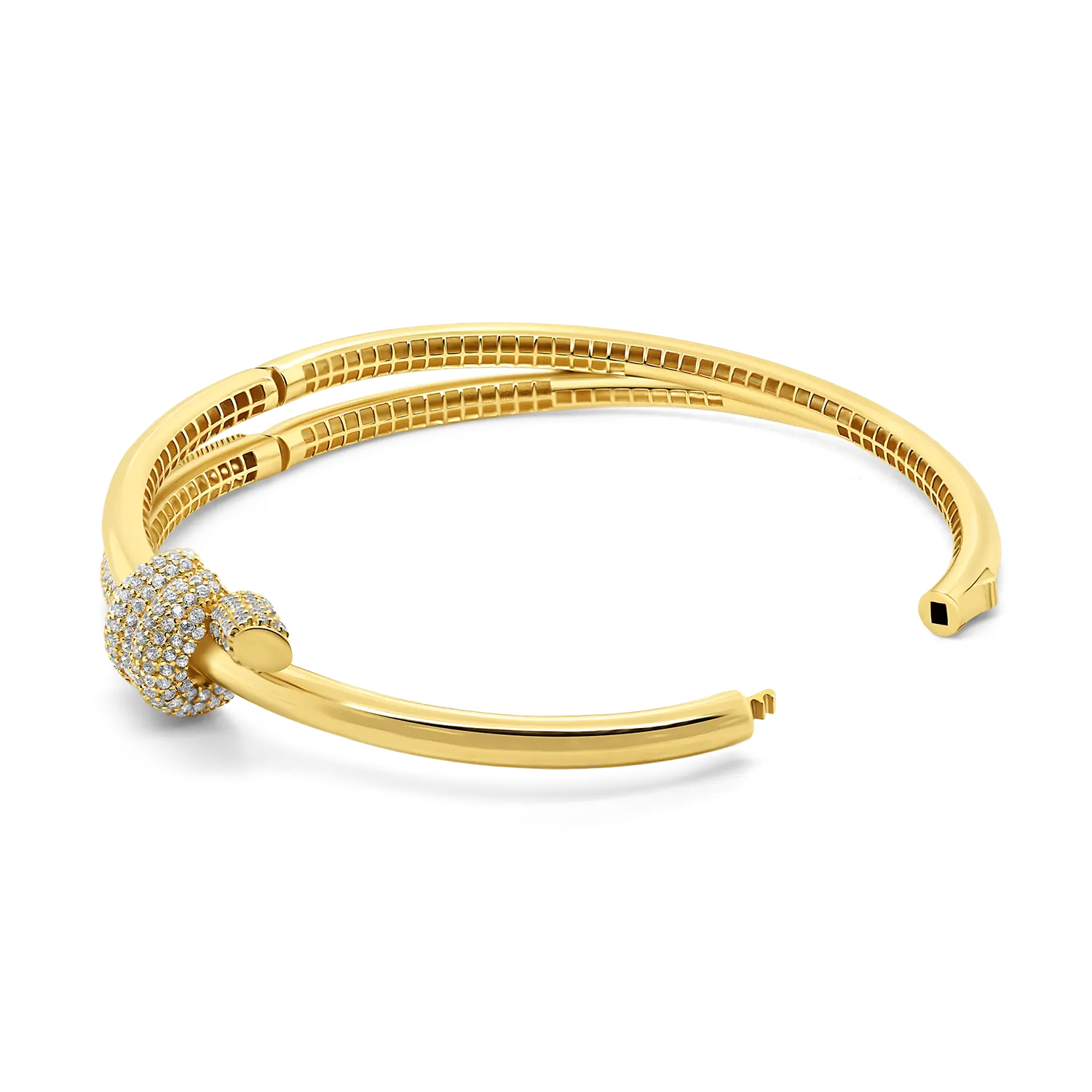 bratara fixa din aur galben de 14K  3