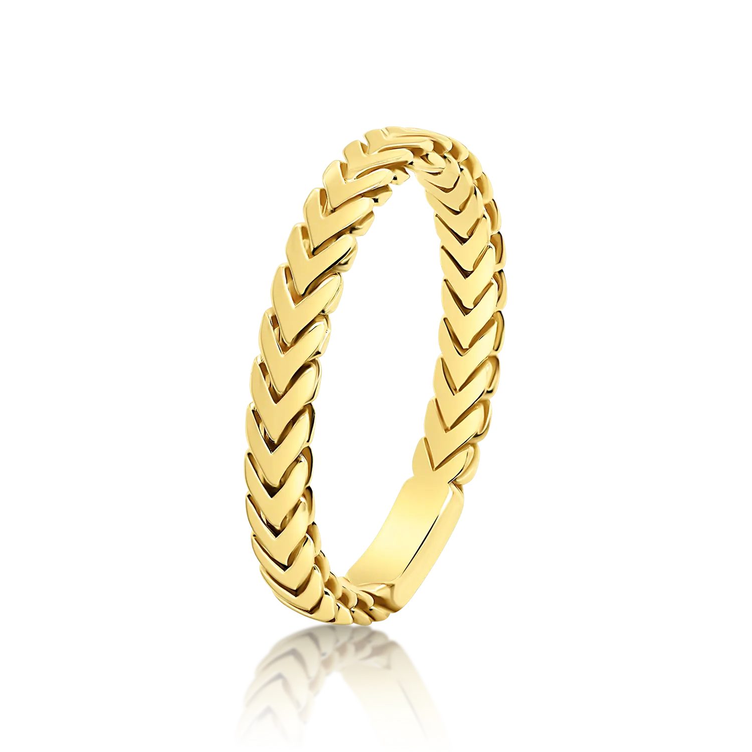 inel din aur galben de 14K  1