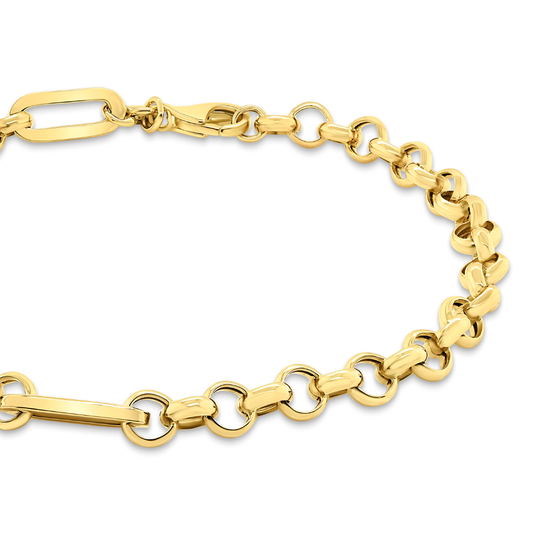 brățară din aur galben de 14K  2