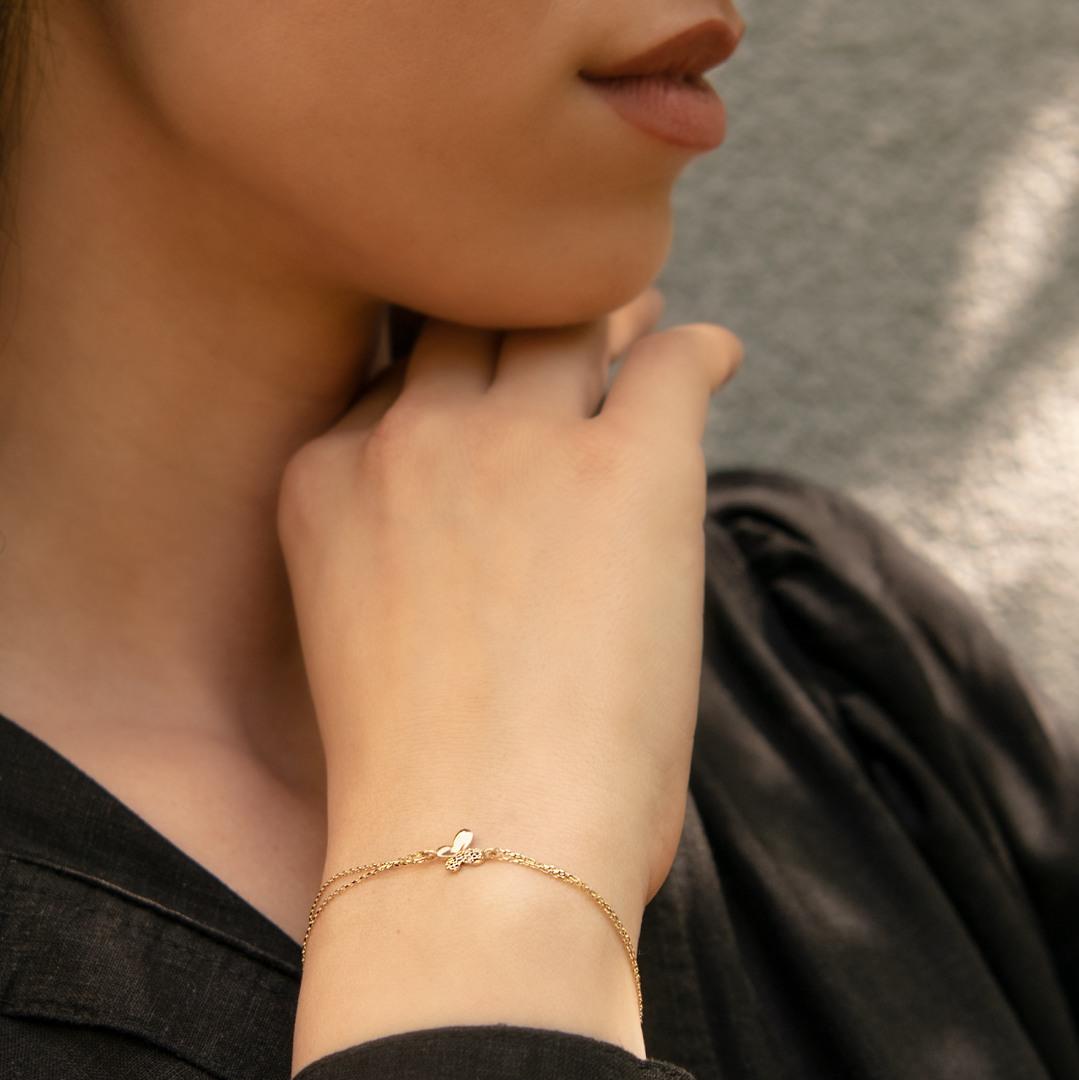 brățară din aur galben de 14K  2