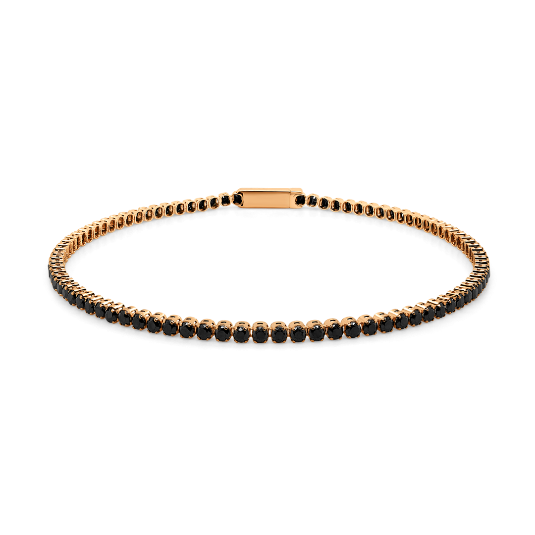 brățară Tennis din aur roz de 14K  
