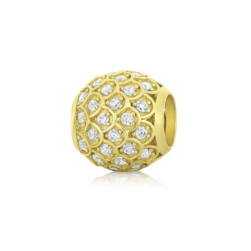 charm din aur galben de 14K  