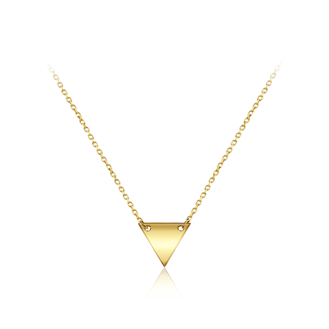 Lanț din aur galben de 14K cu pandantiv