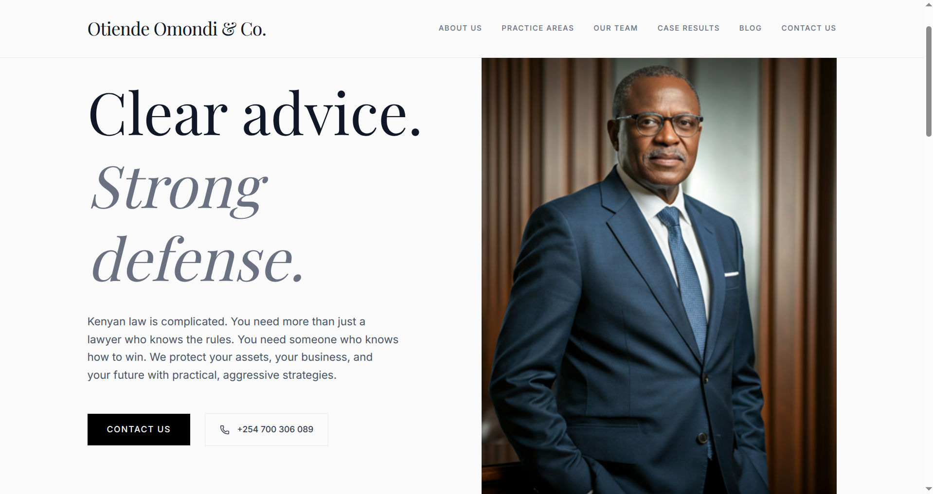 Law Firm Design screenshot