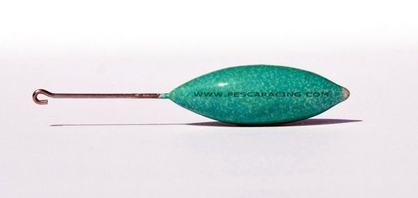 Plomo Casting Ovalado Fluorescente AZUL