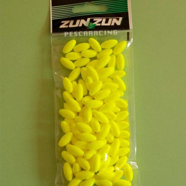 Perla Flotante ZunZun Bobber Oval - AMARILLO 50 Und.