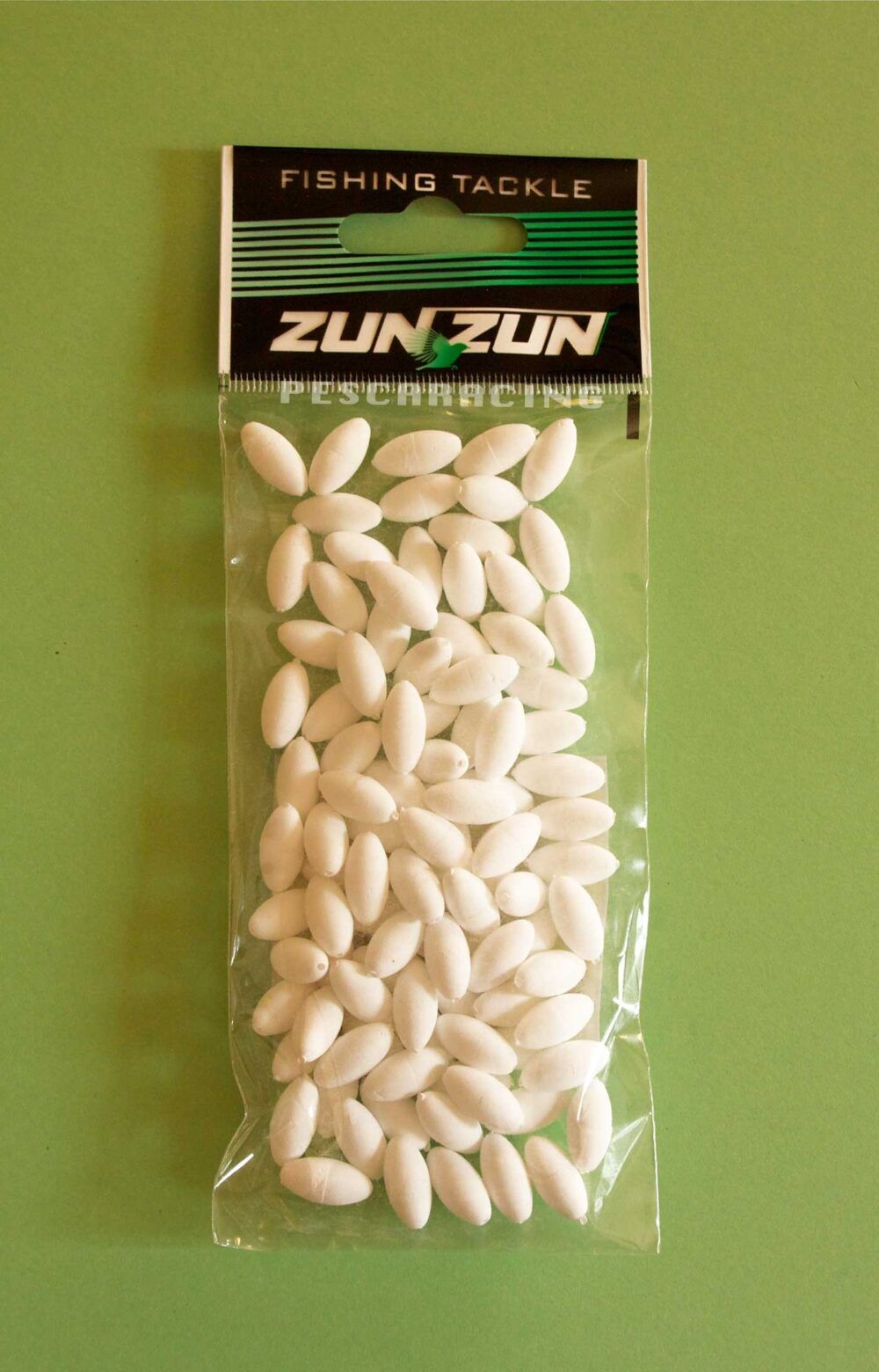 Perla Flotante ZunZun Bobber Oval - BLANCO 50 Und.