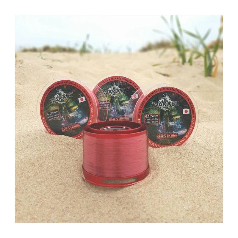 Nylon Turkana WAKASU Red Strong 1000 Mts.