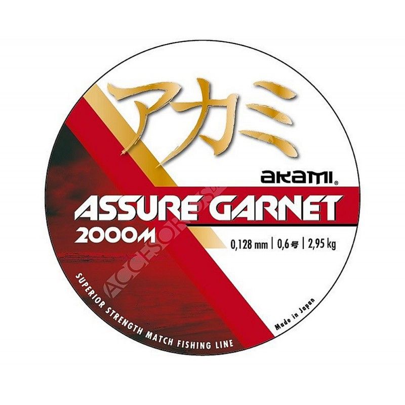 NYLON AKAMI ASSURE GARNET 2000 mts. Ø 0,128