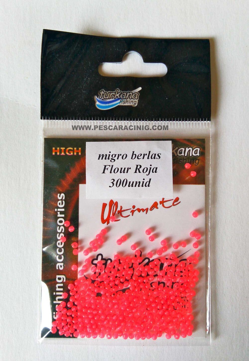 Micro Perlas Turkana - ROJO FOSFI 300 Und.
