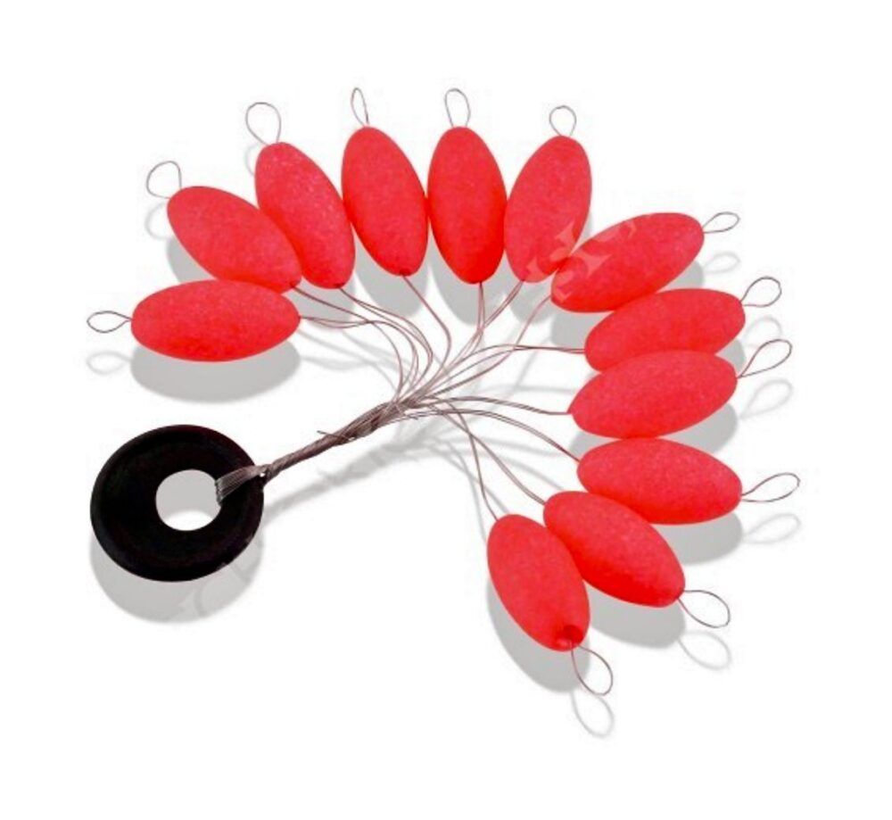 Flotante Oval con Tope ( Zun Zun ) Rojo Luminoso