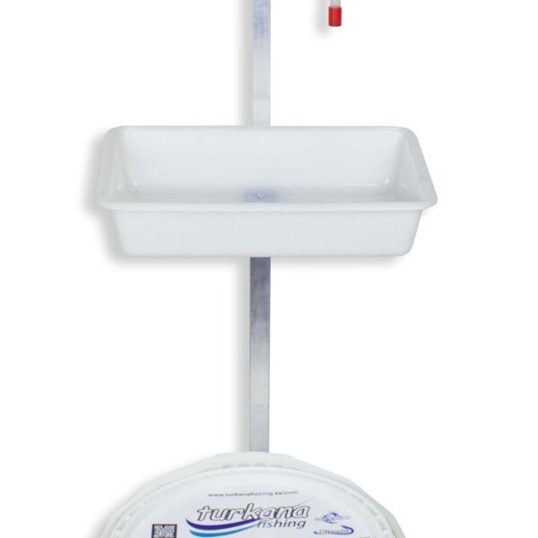Soporte Aluminio con percha y bandeja SPARUS