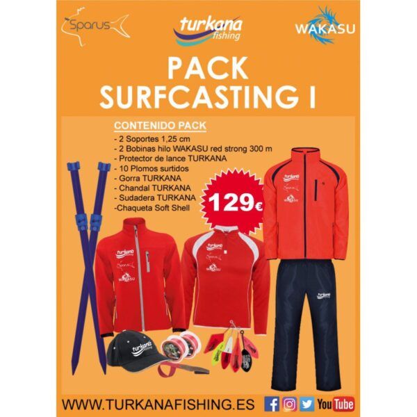 Pack SURFCASTING l - Turkana Fishing