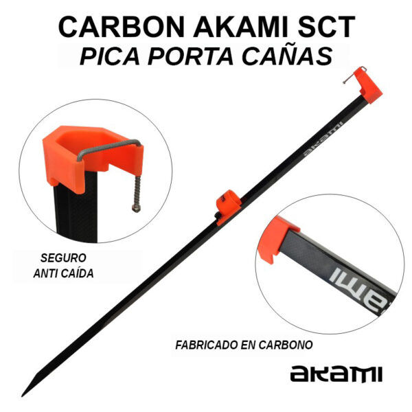 Soporte de Carbono Akami SCT