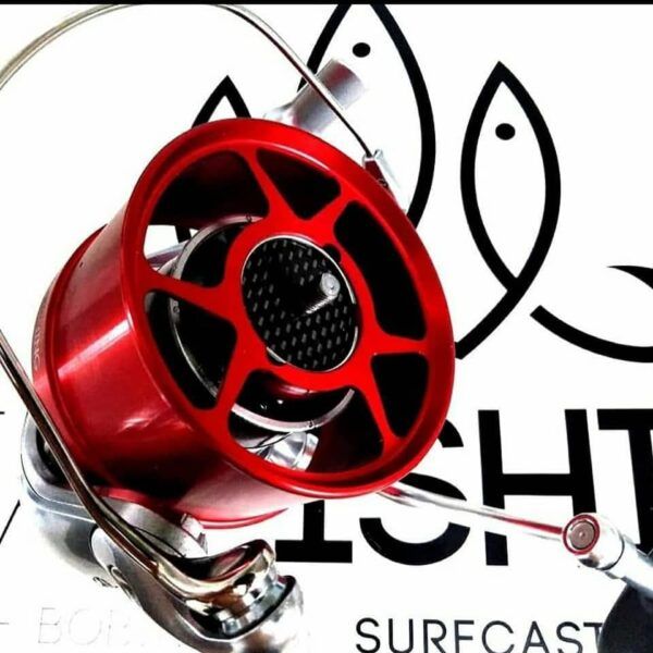 Bobinas Aluminio SEA FISHING Alta Competición - ROJO
