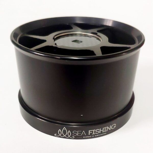 Bobinas Aluminio SEA FISHING Alta Competición - NEGRO