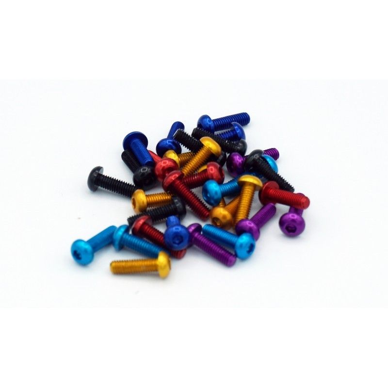 TORNILLOS PARA CARRETES DE PESCA M3X10 ALUMINIO (1UD.)