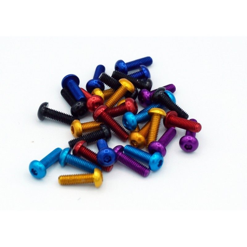 TORNILLOS PARA CARRETES DE PESCA M3X10 ALUMINIO (1UD.)