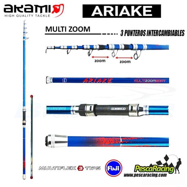 Caña AKAMI ARIAKE Multi Zoom Boat 4MT