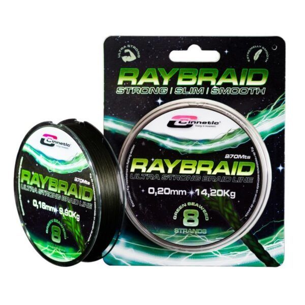 Cinnetic línea Raybraid Ultra Strong Braid (150 mts.)