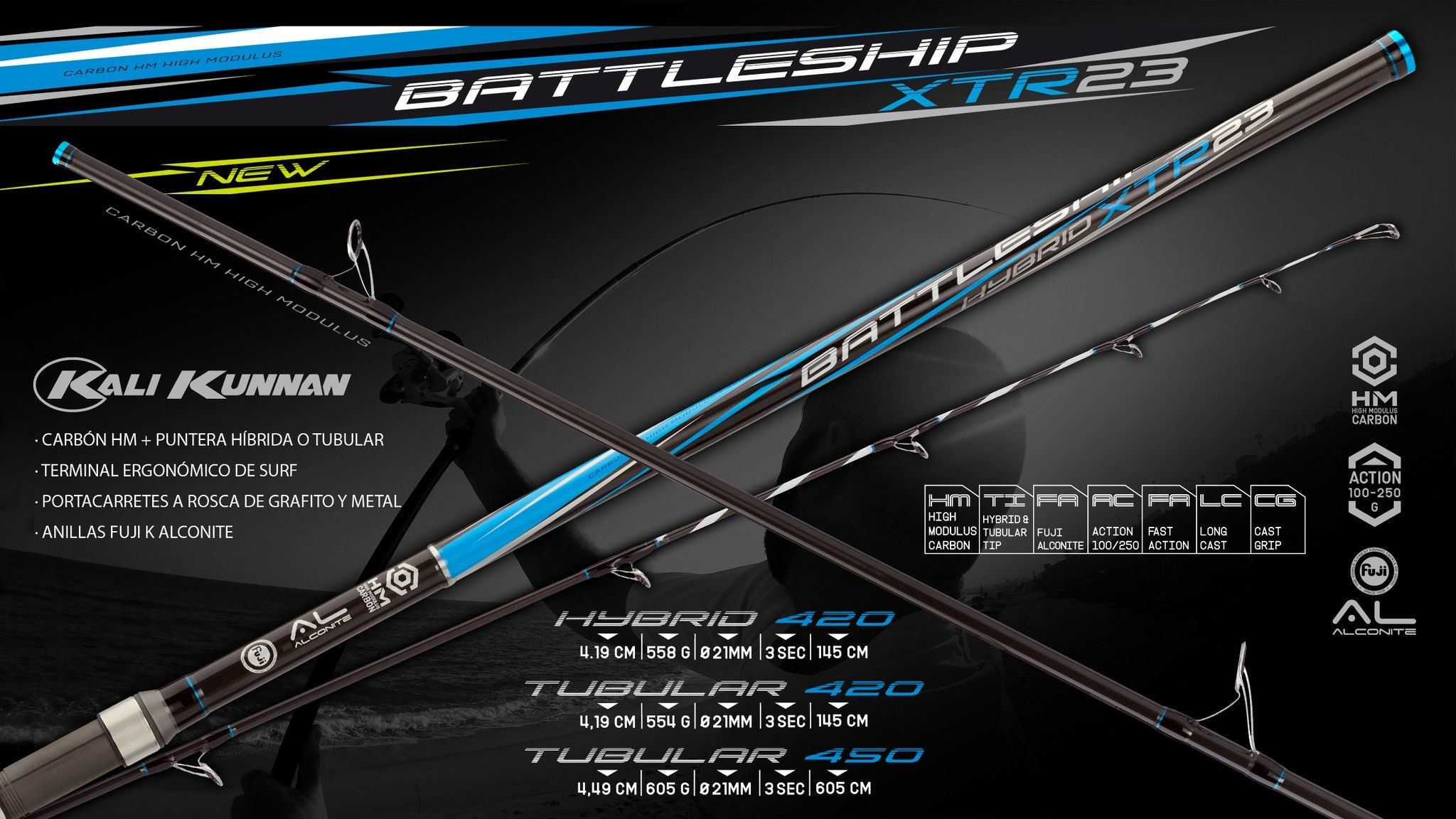 Caña Kali Kunnan BATTELSHIP XTR 23