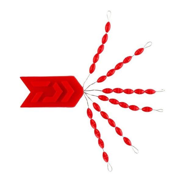 Stopper Silicona Daiwa OVALADO - ROJO