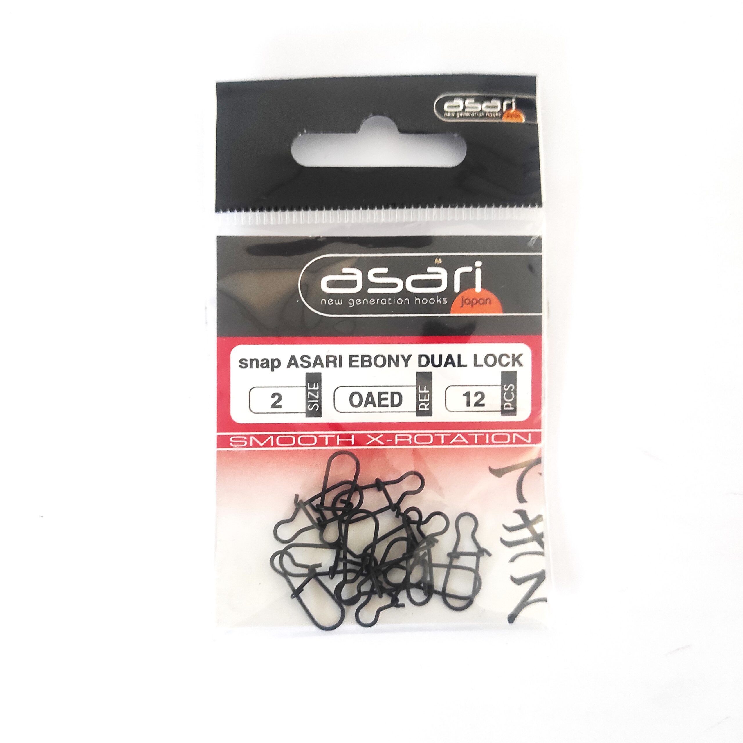 Grapa Snap Asari EBONY DUAL LOCK