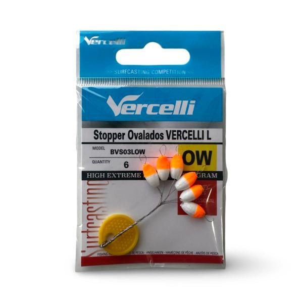 Stopper Ovalado VERCELLI L Blanco/Naranja